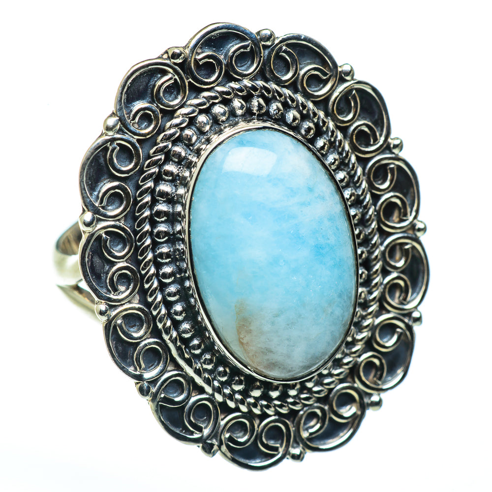 Larimar Rings handcrafted by Ana Silver Co - RING45843