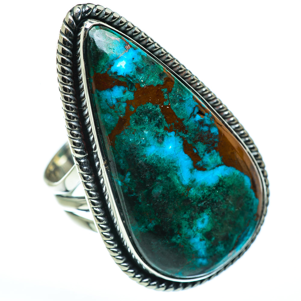 Chrysocolla Rings handcrafted by Ana Silver Co - RING45848