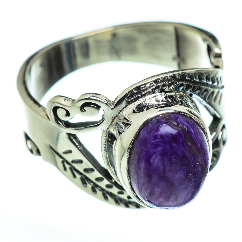 Charoite Rings handcrafted by Ana Silver Co - RING45902