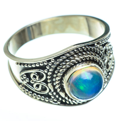 Ethiopian Opal Rings handcrafted by Ana Silver Co - RING45910