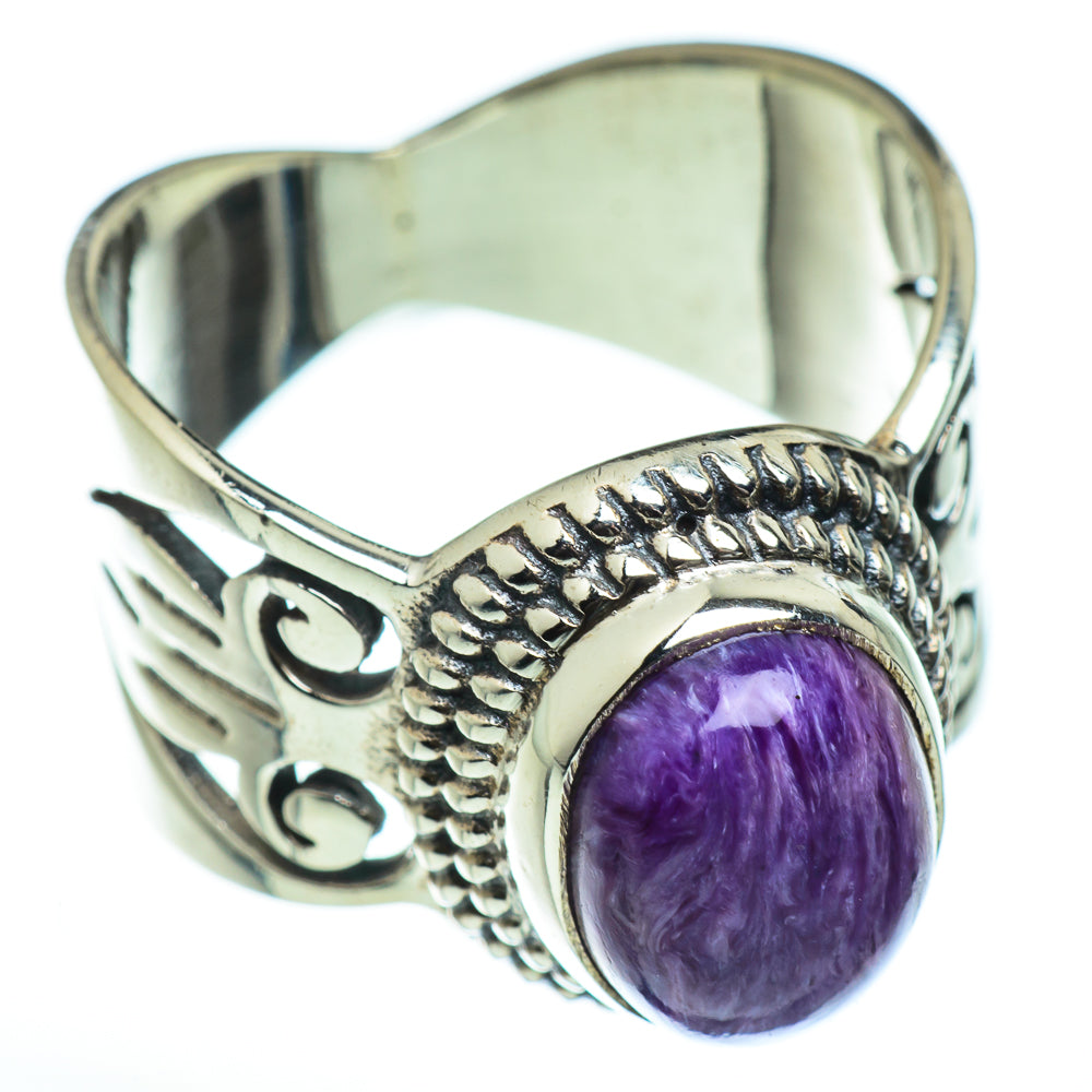 Charoite Rings handcrafted by Ana Silver Co - RING45930