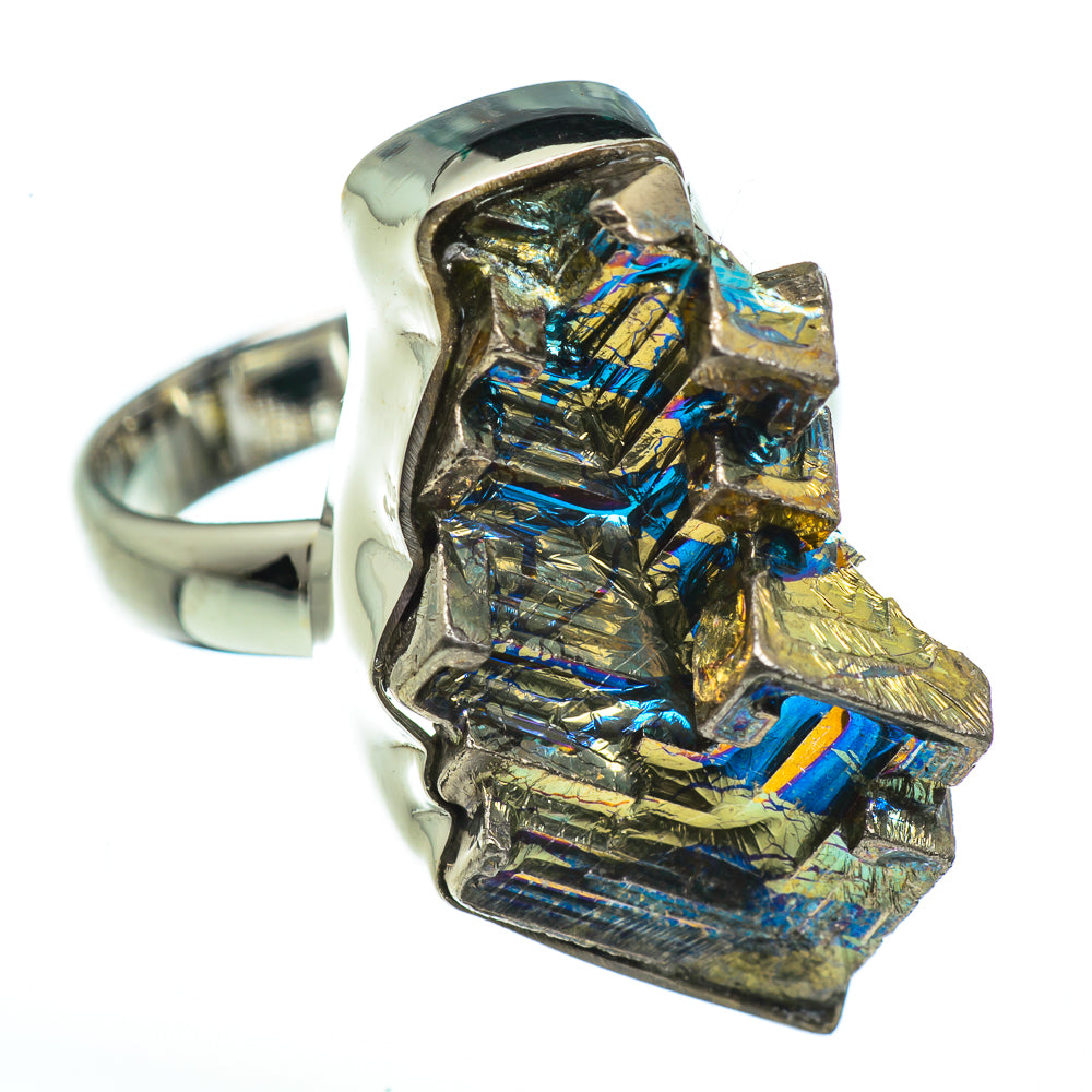 Bismuth Crystal Rings handcrafted by Ana Silver Co - RING45961