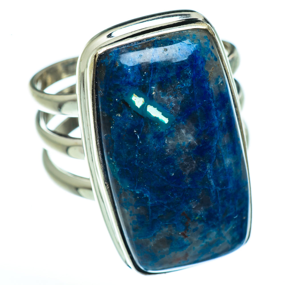 Chrysocolla In Quartz Rings handcrafted by Ana Silver Co - RING45966