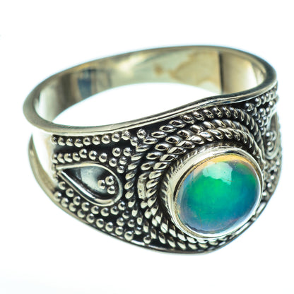 Ethiopian Opal Rings handcrafted by Ana Silver Co - RING45989