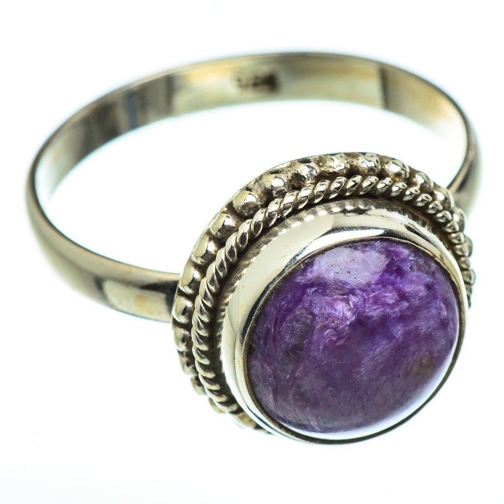 Charoite Rings handcrafted by Ana Silver Co - RING46049