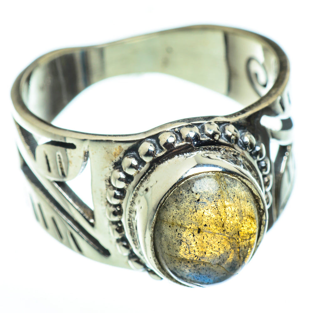 Labradorite Rings handcrafted by Ana Silver Co - RING46055