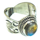 Labradorite Rings handcrafted by Ana Silver Co - RING46071