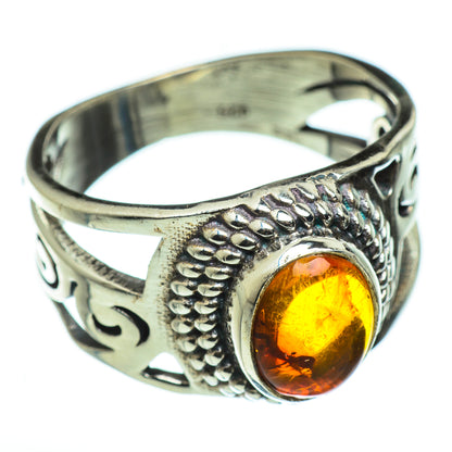 Baltic Amber Rings handcrafted by Ana Silver Co - RING46099
