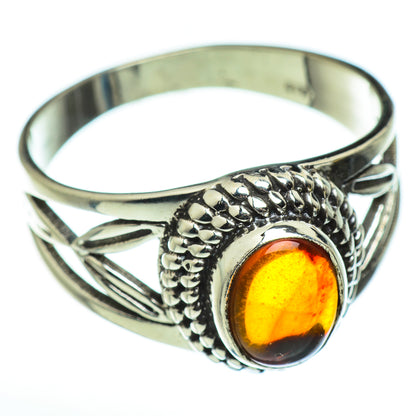 Baltic Amber Rings handcrafted by Ana Silver Co - RING46116