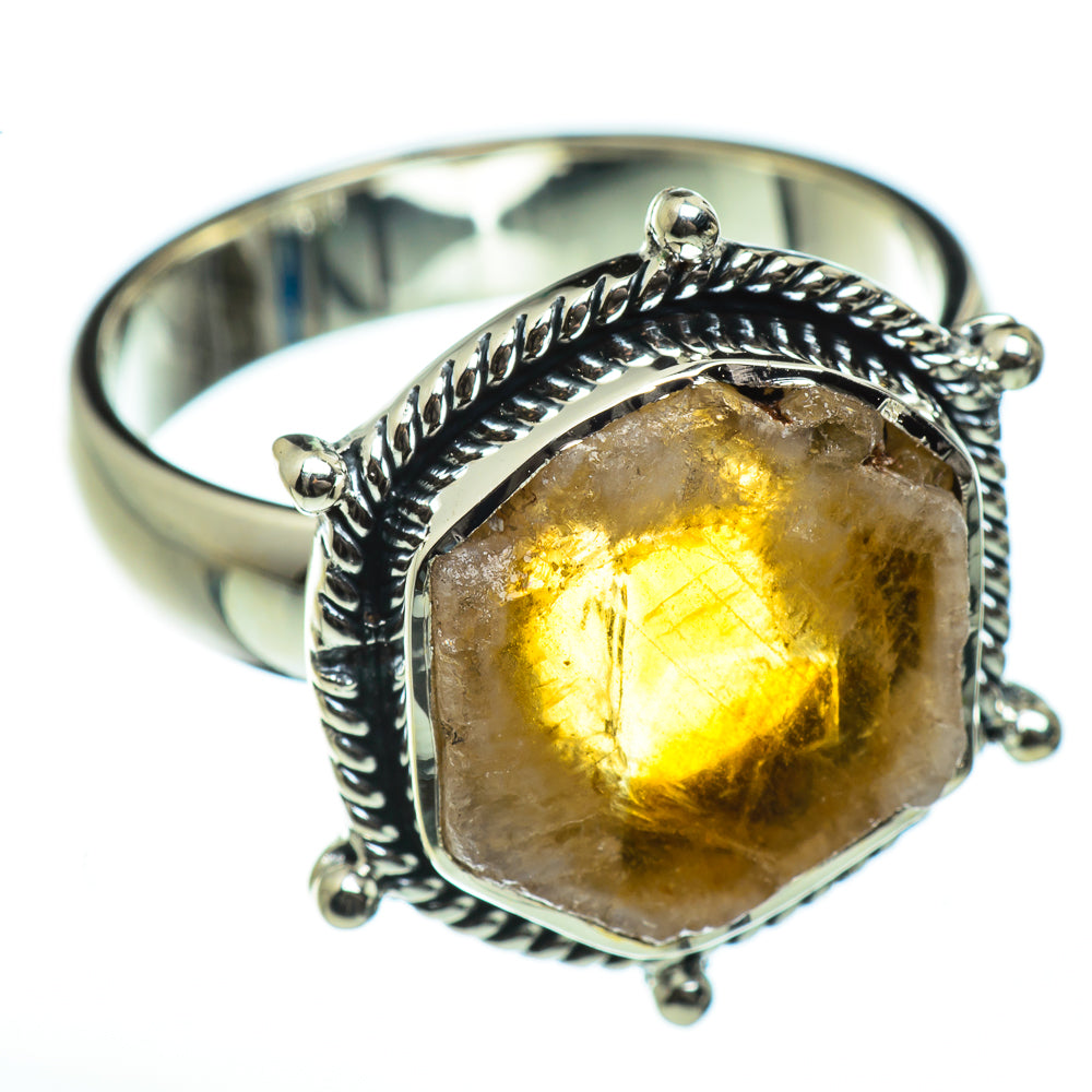 Citrine Rings handcrafted by Ana Silver Co - RING46119