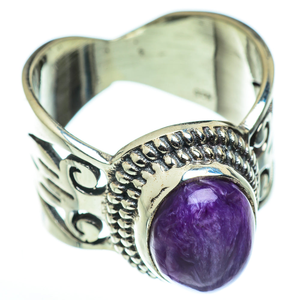 Charoite Rings handcrafted by Ana Silver Co - RING46136