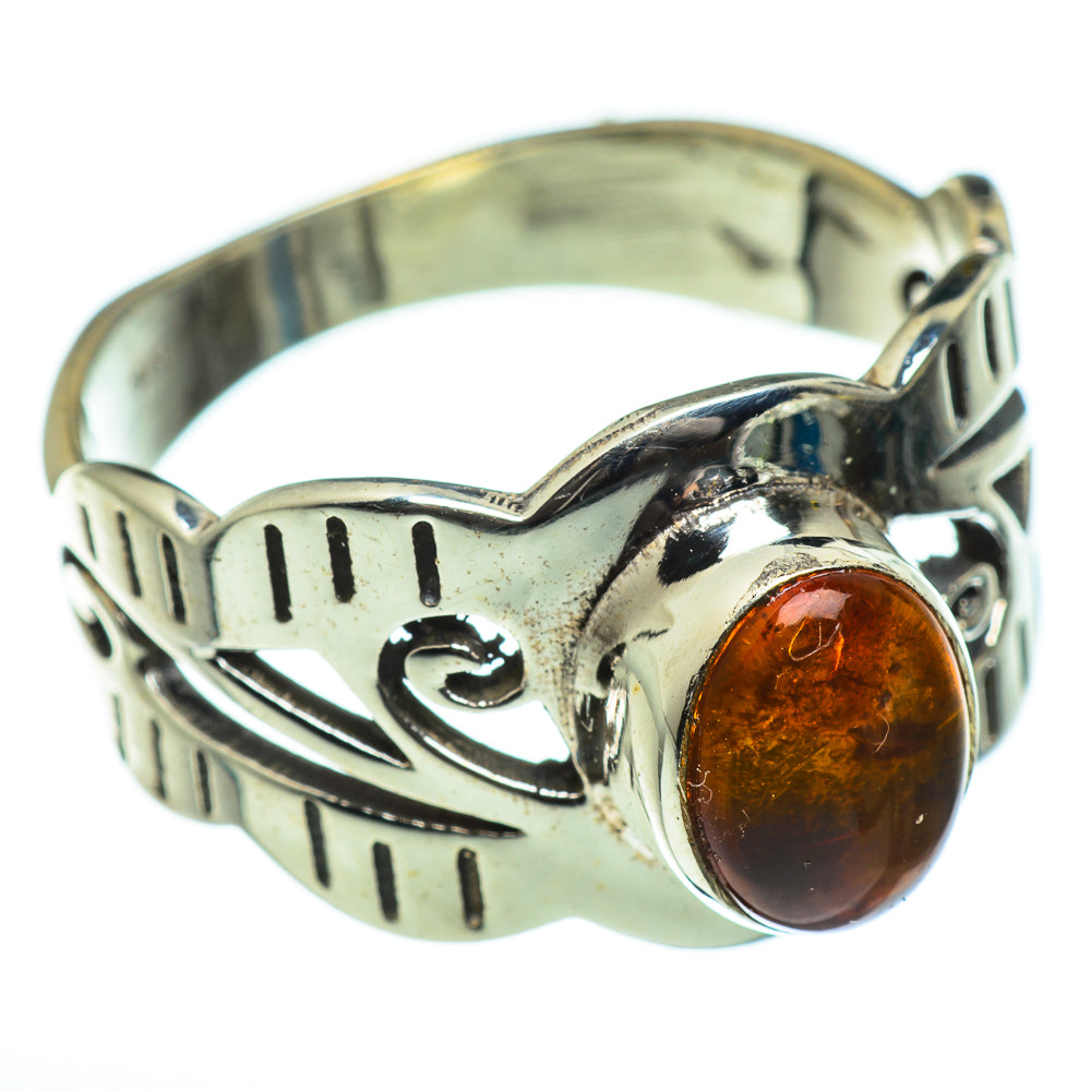 Baltic Amber Rings handcrafted by Ana Silver Co - RING46157