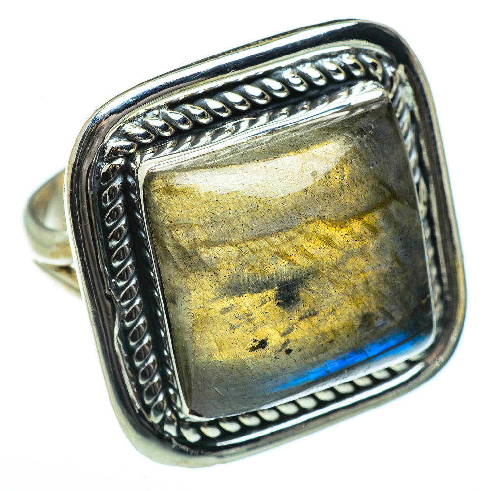 Labradorite Rings handcrafted by Ana Silver Co - RING46173