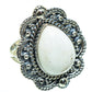 White Scolecite Rings handcrafted by Ana Silver Co - RING46201