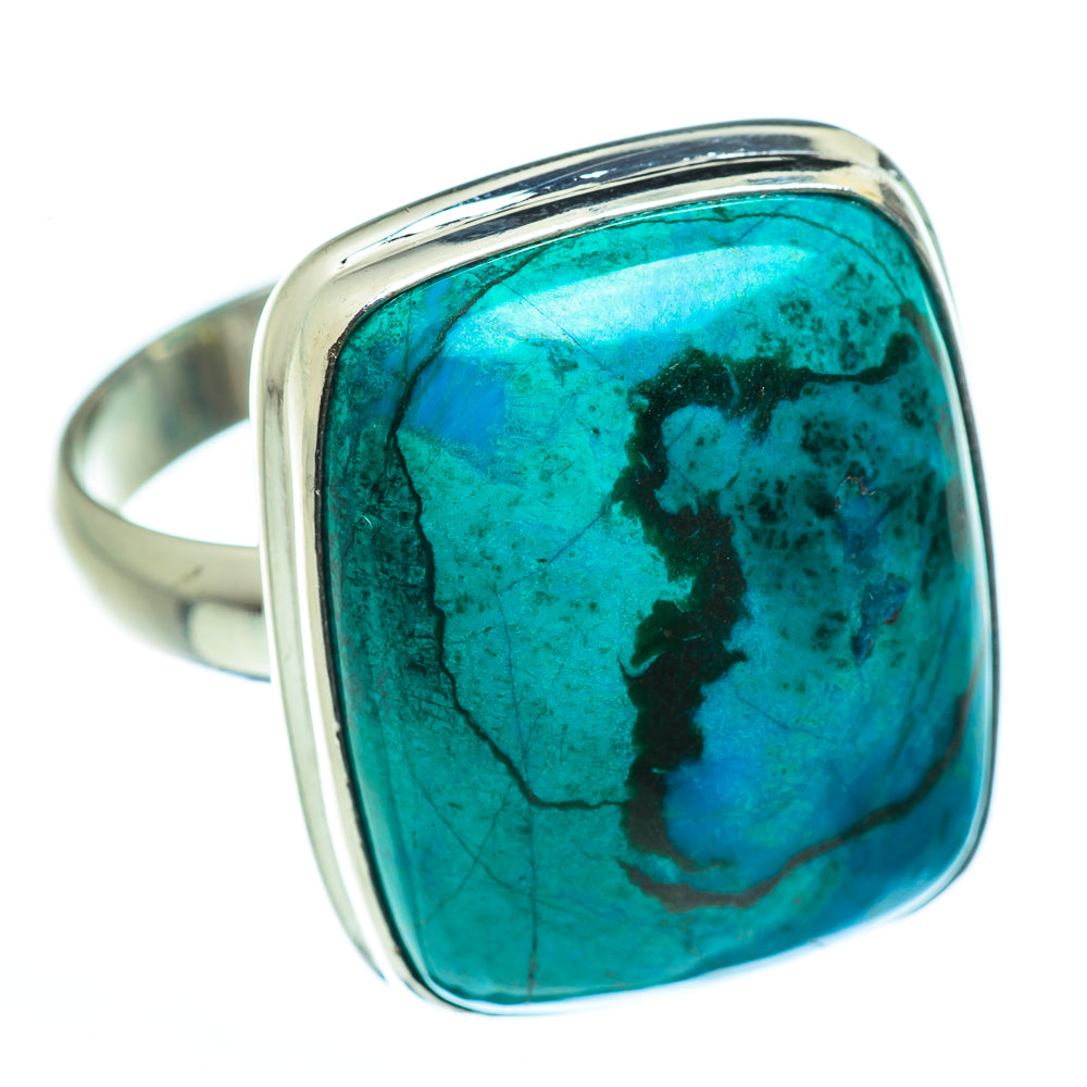 Chrysocolla Rings handcrafted by Ana Silver Co - RING46257