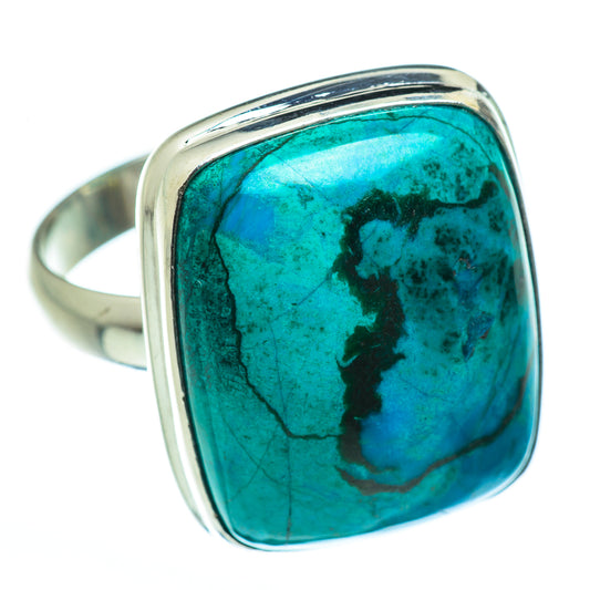 Chrysocolla Rings handcrafted by Ana Silver Co - RING46257
