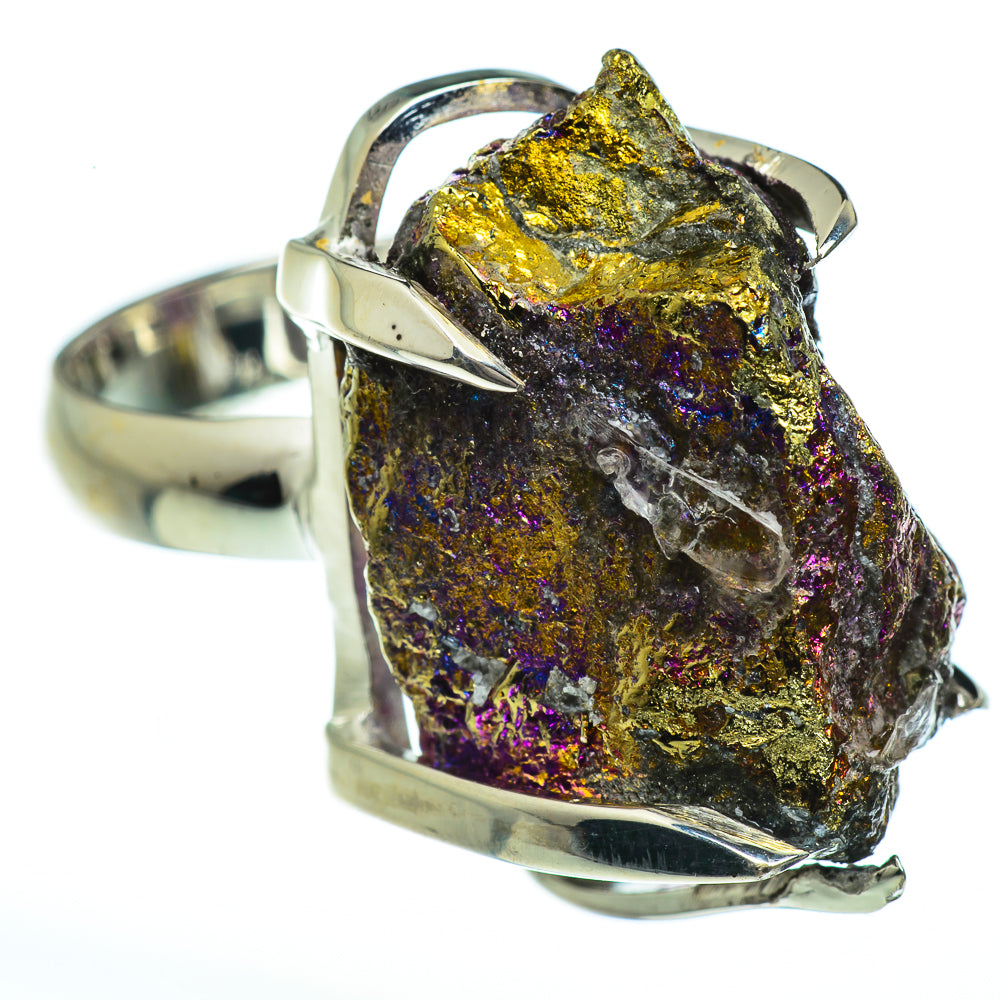 Titanium Druzy Rings handcrafted by Ana Silver Co - RING46288