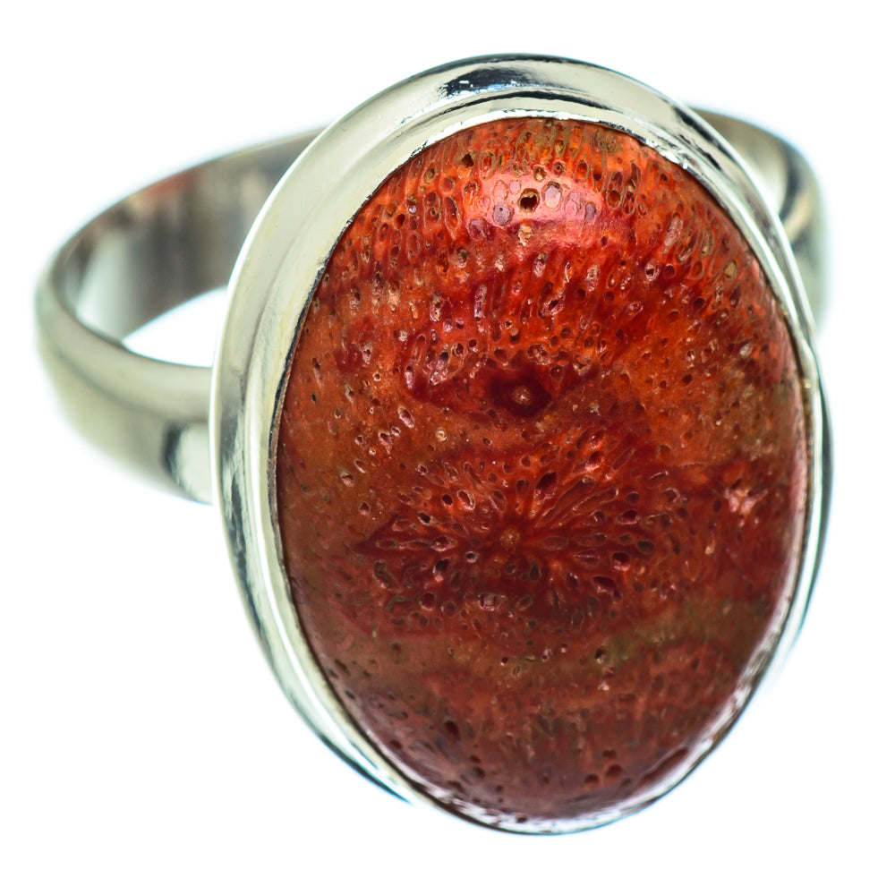 Sponge Coral Rings handcrafted by Ana Silver Co - RING46330