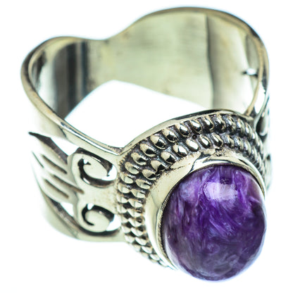 Charoite Rings handcrafted by Ana Silver Co - RING46338