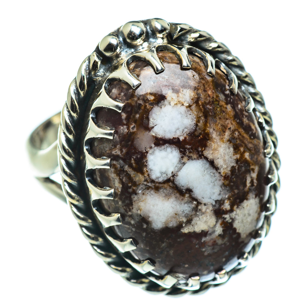 Peanut Wood Jasper Rings handcrafted by Ana Silver Co - RING46359 - Photo 2