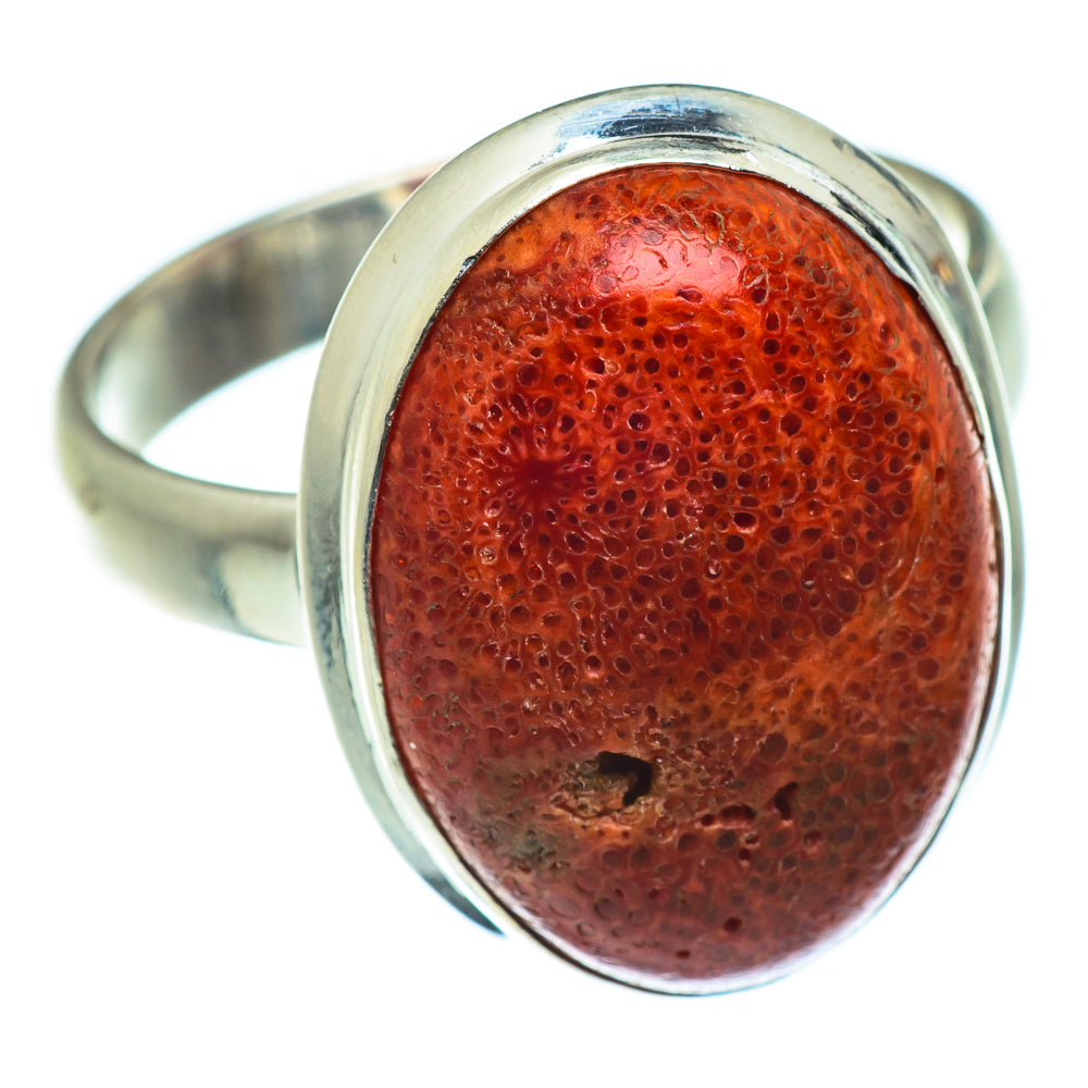 Sponge Coral Rings handcrafted by Ana Silver Co - RING46363