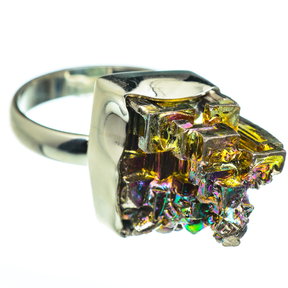 Bismuth Crystal Rings handcrafted by Ana Silver Co - RING46405