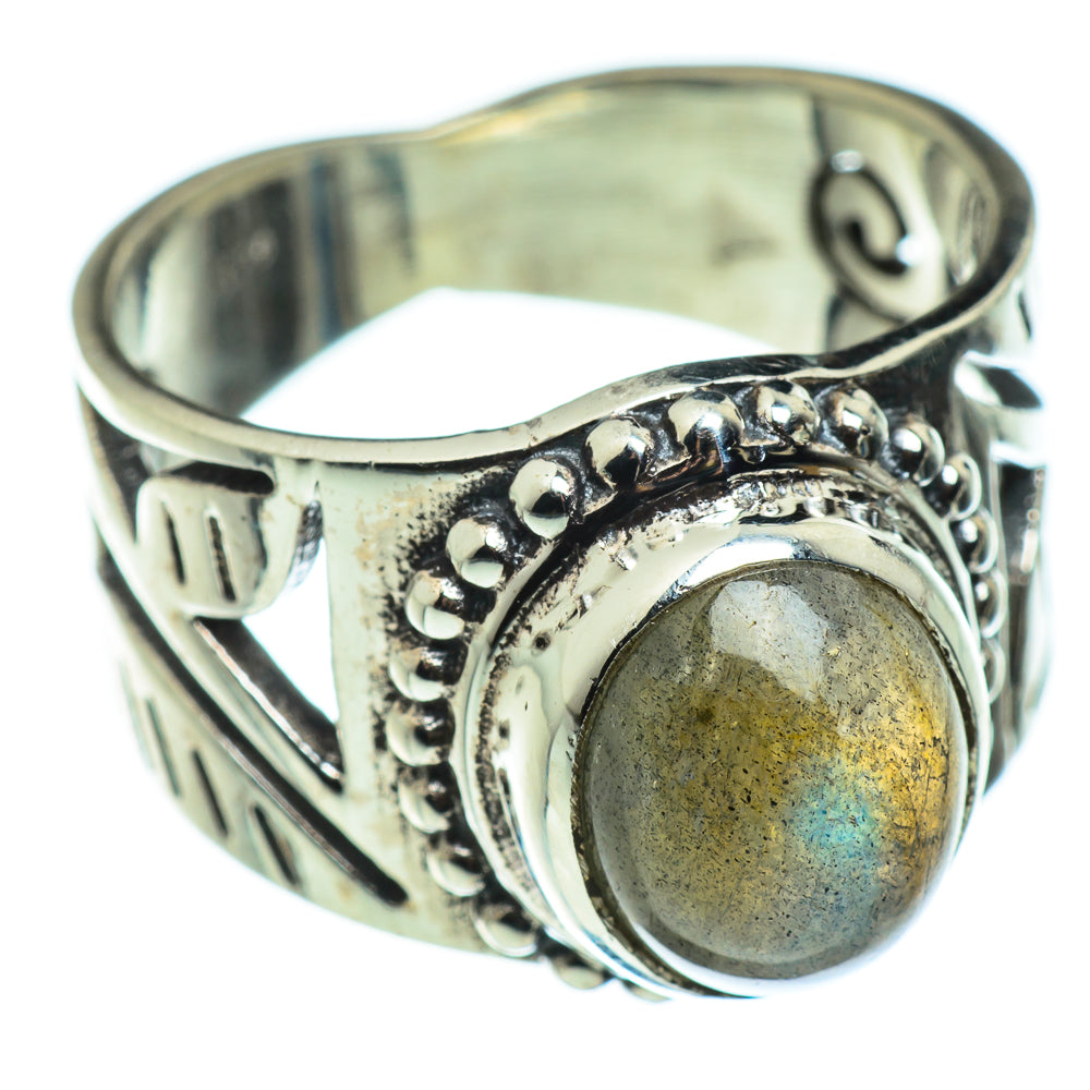 Labradorite Rings handcrafted by Ana Silver Co - RING46410
