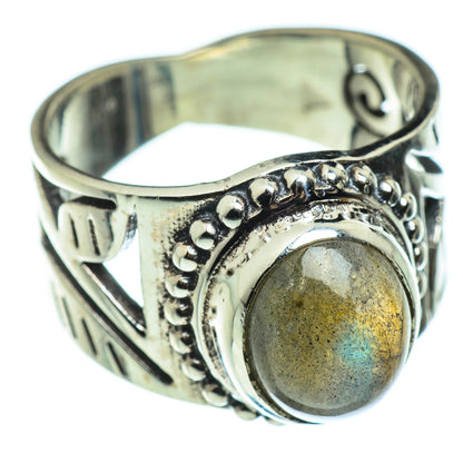 Labradorite Rings handcrafted by Ana Silver Co - RING46410