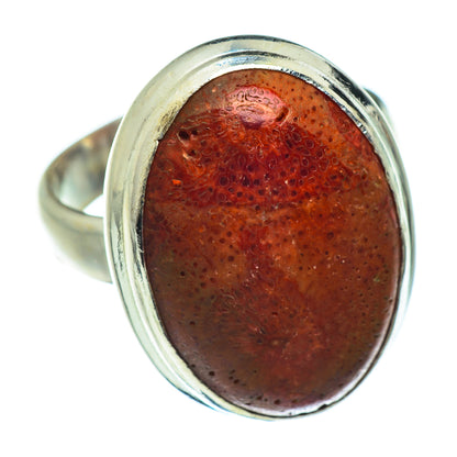 Sponge Coral Rings handcrafted by Ana Silver Co - RING46425