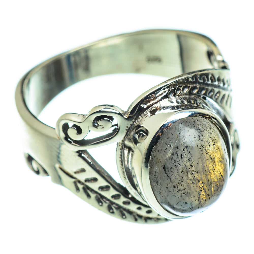 Labradorite Rings handcrafted by Ana Silver Co - RING46441
