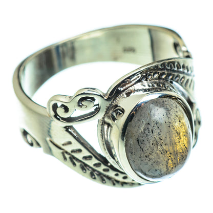 Labradorite Rings handcrafted by Ana Silver Co - RING46441