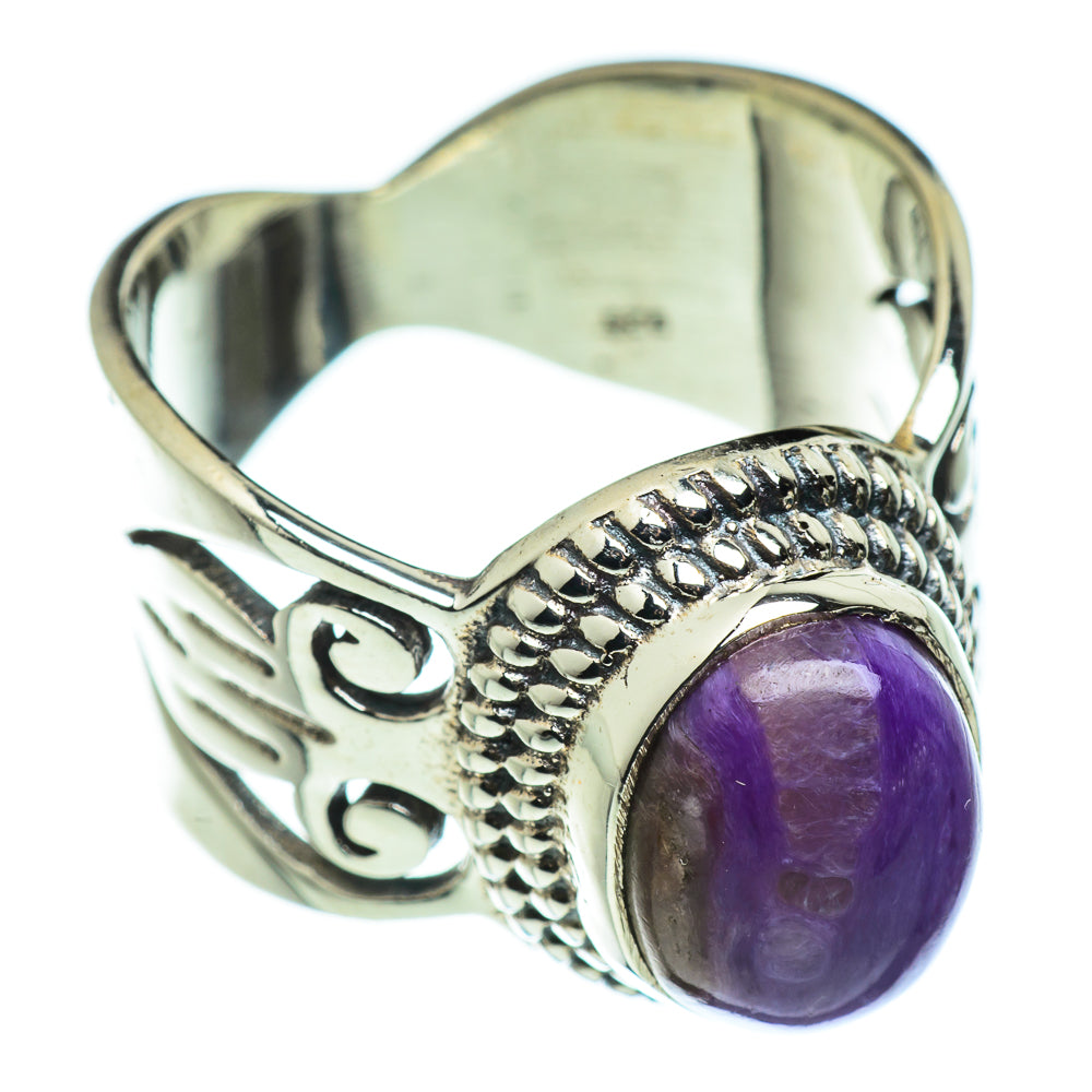 Charoite Rings handcrafted by Ana Silver Co - RING46455
