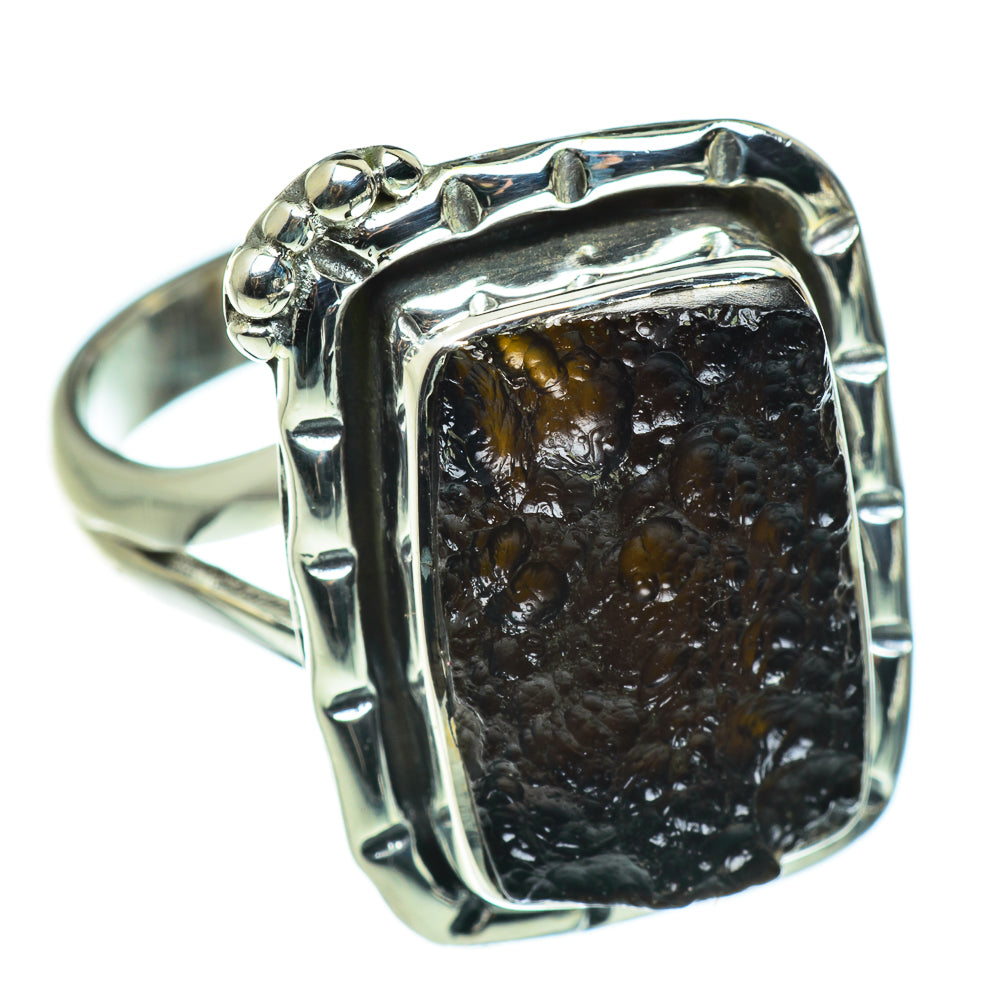 Tektite Rings handcrafted by Ana Silver Co - RING46485