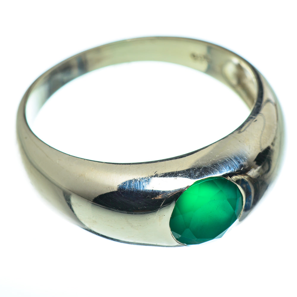 Green Onyx Rings handcrafted by Ana Silver Co - RING46499
