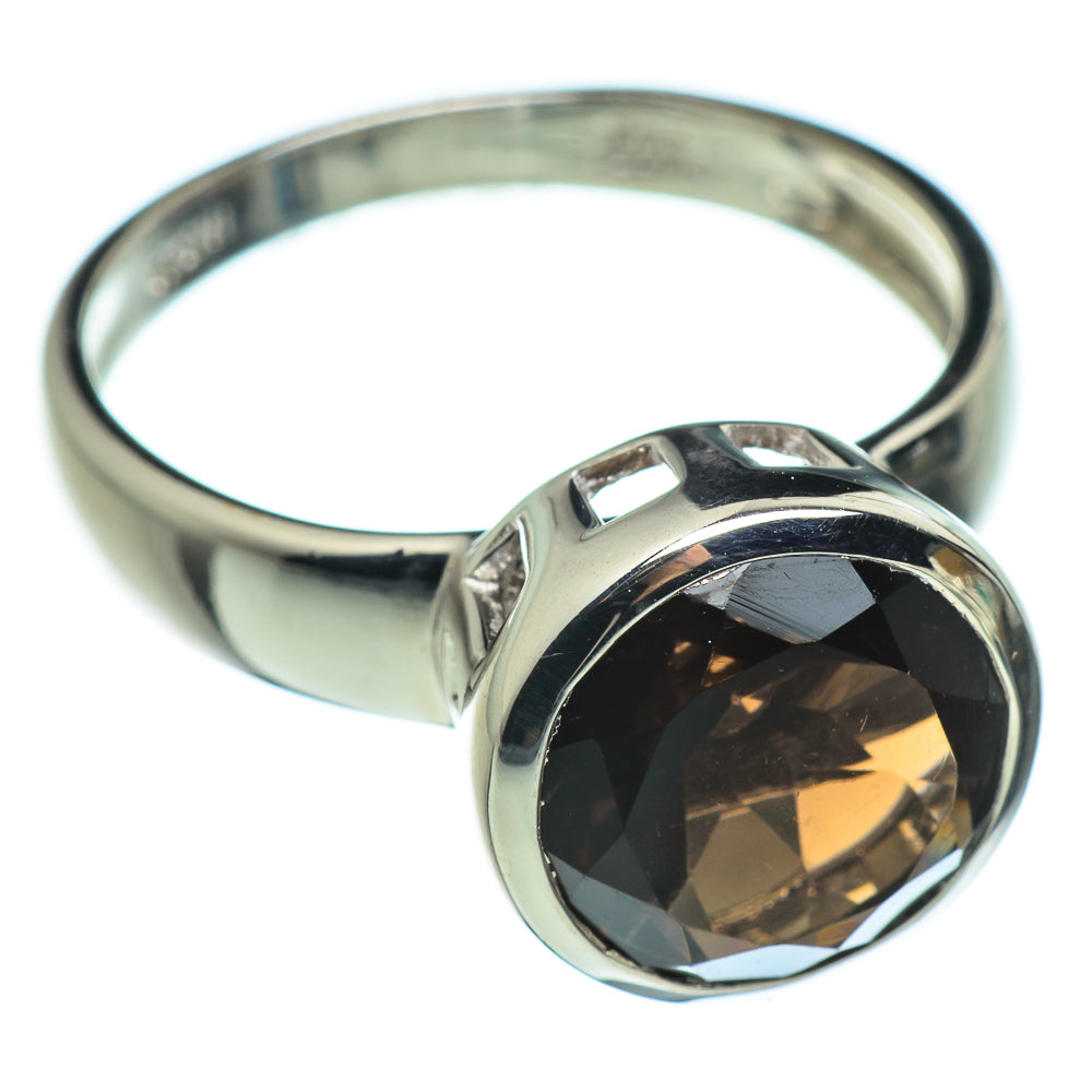 Smoky Quartz Rings handcrafted by Ana Silver Co - RING46503