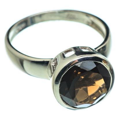 Smoky Quartz Rings handcrafted by Ana Silver Co - RING46503