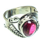 Garnet Rings handcrafted by Ana Silver Co - RING46510