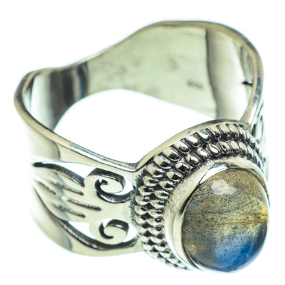 Labradorite Rings handcrafted by Ana Silver Co - RING46524