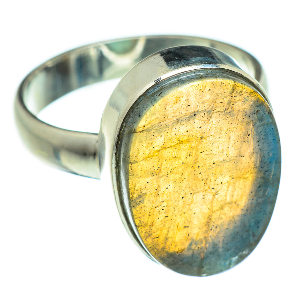 Labradorite Rings handcrafted by Ana Silver Co - RING46527