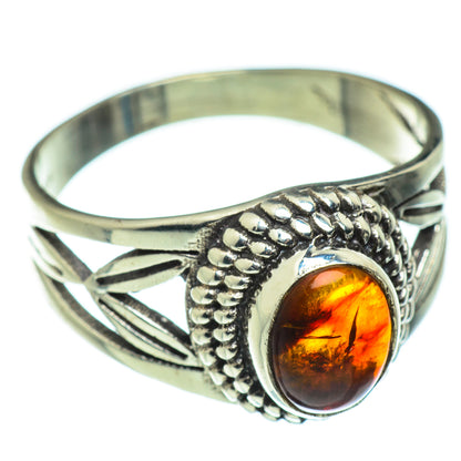 Baltic Amber Rings handcrafted by Ana Silver Co - RING46568