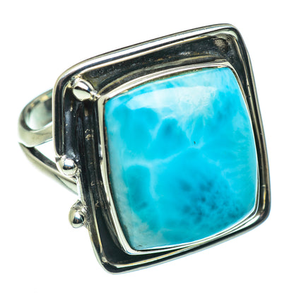 Larimar Rings handcrafted by Ana Silver Co - RING46632