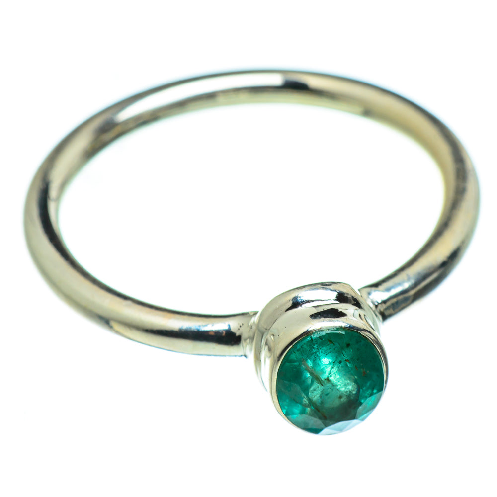 Zambian Emerald Rings handcrafted by Ana Silver Co - RING46636