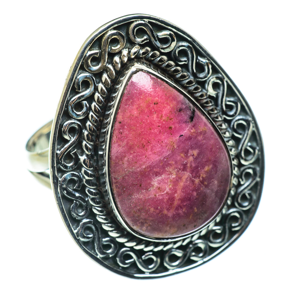 Rhodonite Rings handcrafted by Ana Silver Co - RING46674