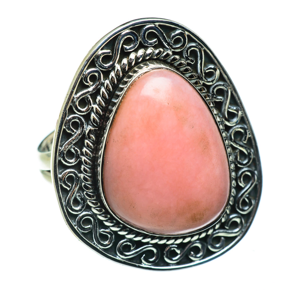 Pink Opal Rings handcrafted by Ana Silver Co - RING46675