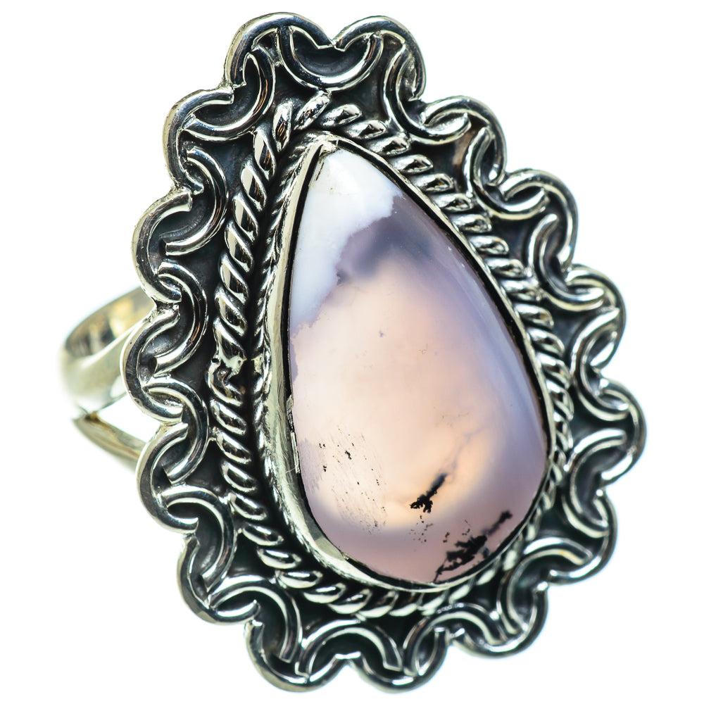 Dendritic Opal Rings handcrafted by Ana Silver Co - RING46685