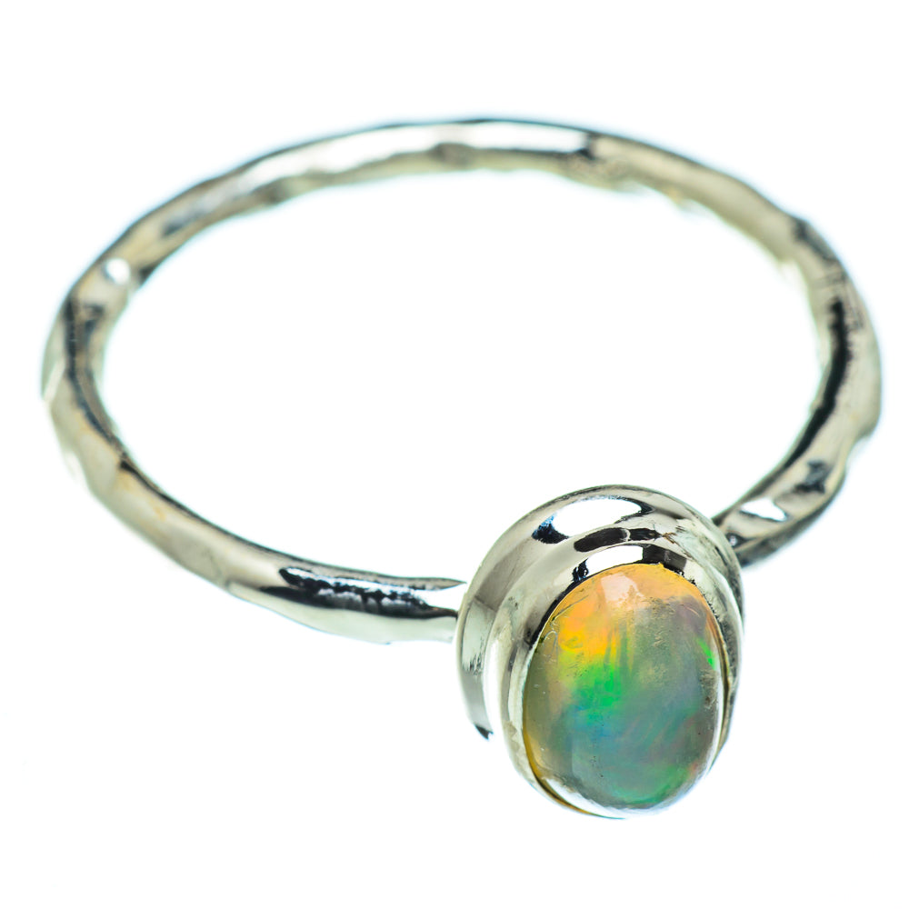 Ethiopian Opal Rings handcrafted by Ana Silver Co - RING46721