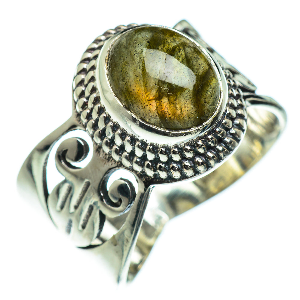 Labradorite Rings handcrafted by Ana Silver Co - RING46732