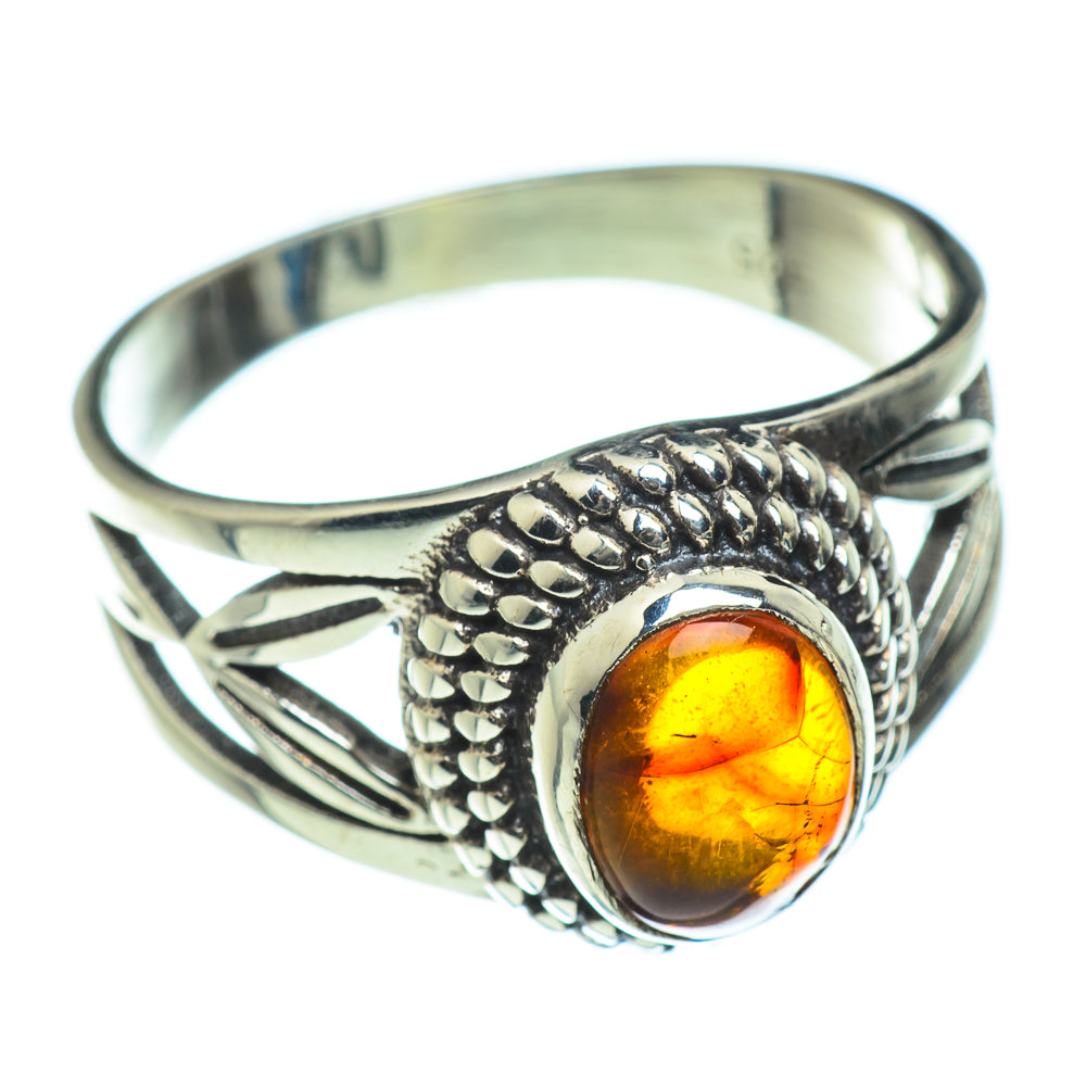 Baltic Amber Rings handcrafted by Ana Silver Co - RING46737