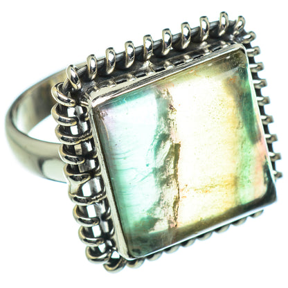 Green Fluorite Rings handcrafted by Ana Silver Co - RING46750