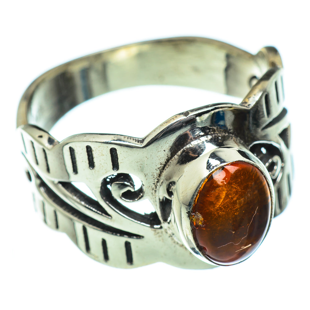 Baltic Amber Rings handcrafted by Ana Silver Co - RING46766
